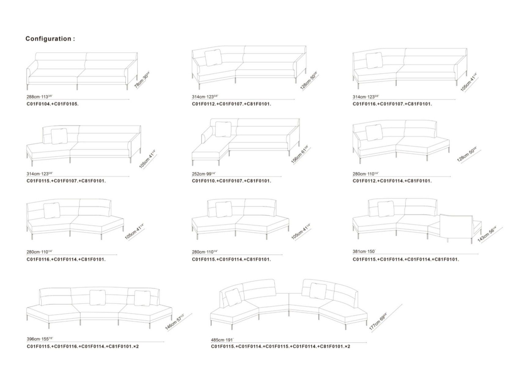 Бархатный диван CAMERICH Amor ARCH-00038331 - Вид №11