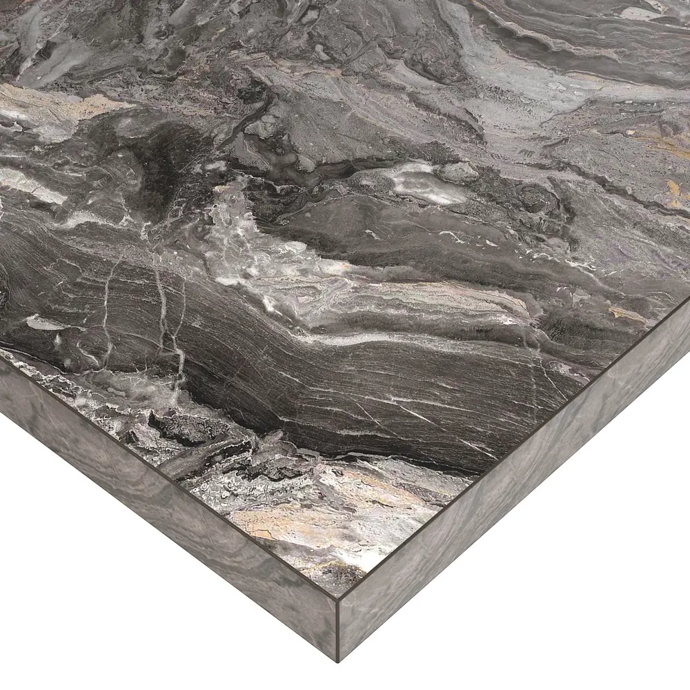 Столешница KONSENSA Рашчер 120x80x3.8 см ДСП цвет серый ДСП Прямой угол STLM-2166209