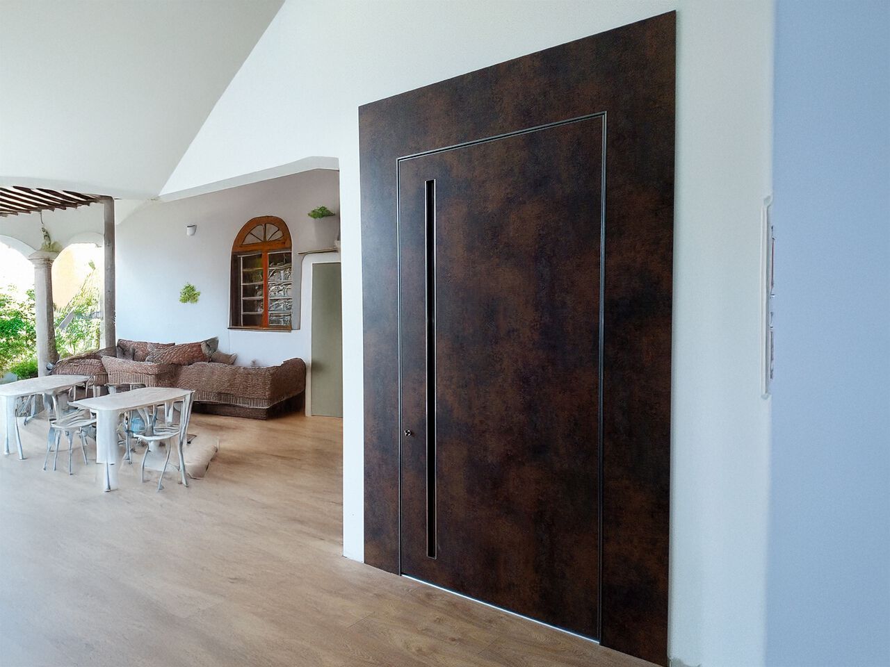 Бронированная входная дверь для экстерьера Gasperotti AMPLIA ARCH-00147719 - Вид №1