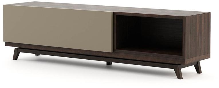 Laskasas Деревянная тумба под ТВ с откидными дверцами sun-id-1359657 - Вид №3