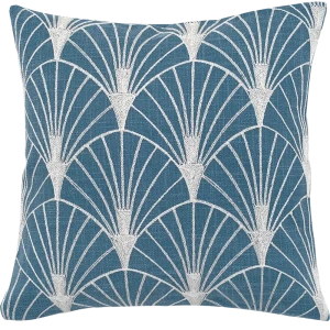 Подушка Great Gatsby Веера 40х40 см цвет синий 83025098 STLM-2154816
