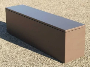 IMAGE'IN Скамья из фибробетона и алюминия с контейнером