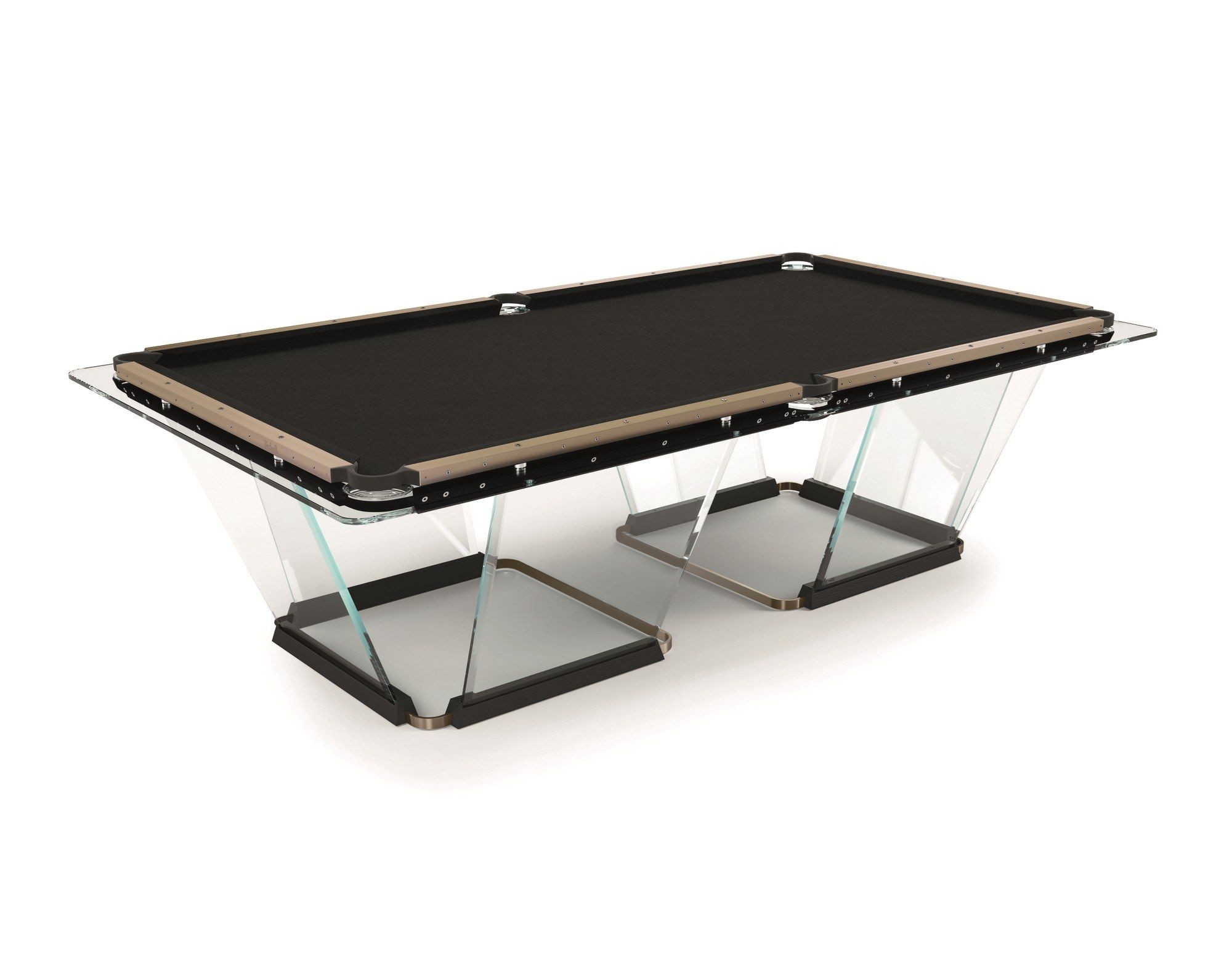 Бильярдный стол из закаленного стекла с алюминиевыми бортами Teckell T1.1 ARCH-00019208 - Вид №1