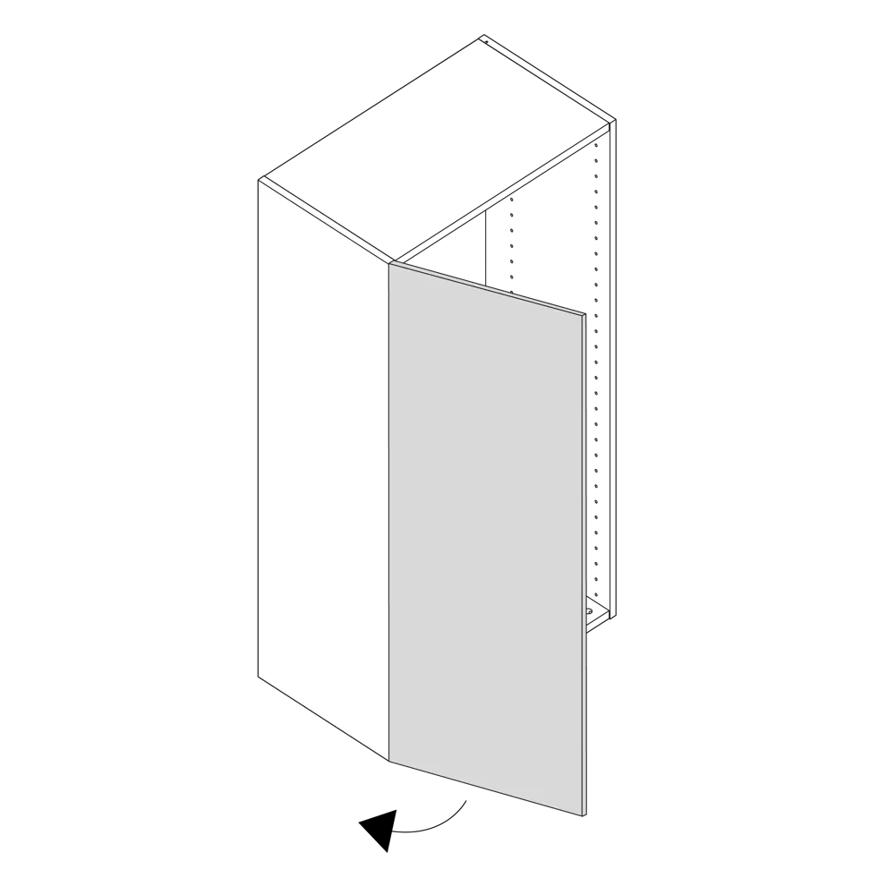 Фасад для кухонного шкафа Реш 59.7x102.1 см Delinia ID МДФ цвет синий STLM-2109721 - Вид №7