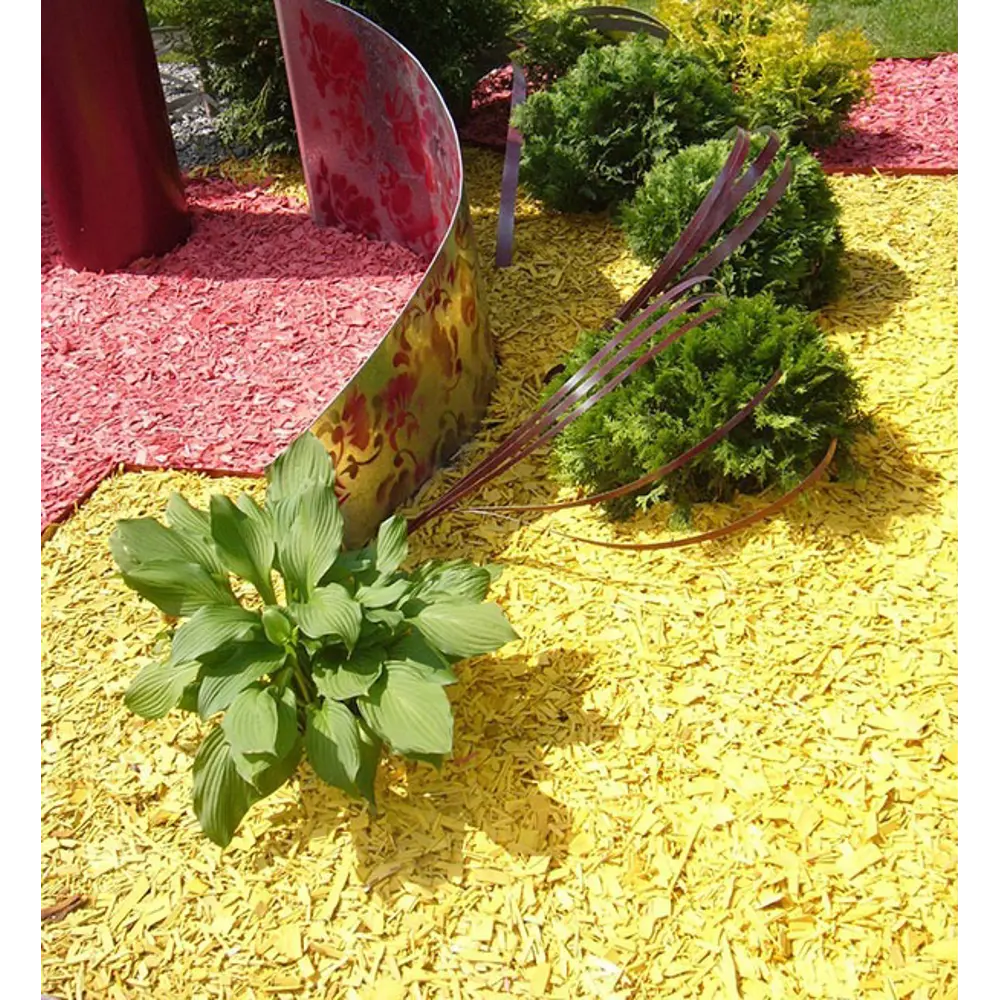 Santreyd Декоративная щепа желтая 50 л для ландшафтного дизайна 87655107 STLM-1394714