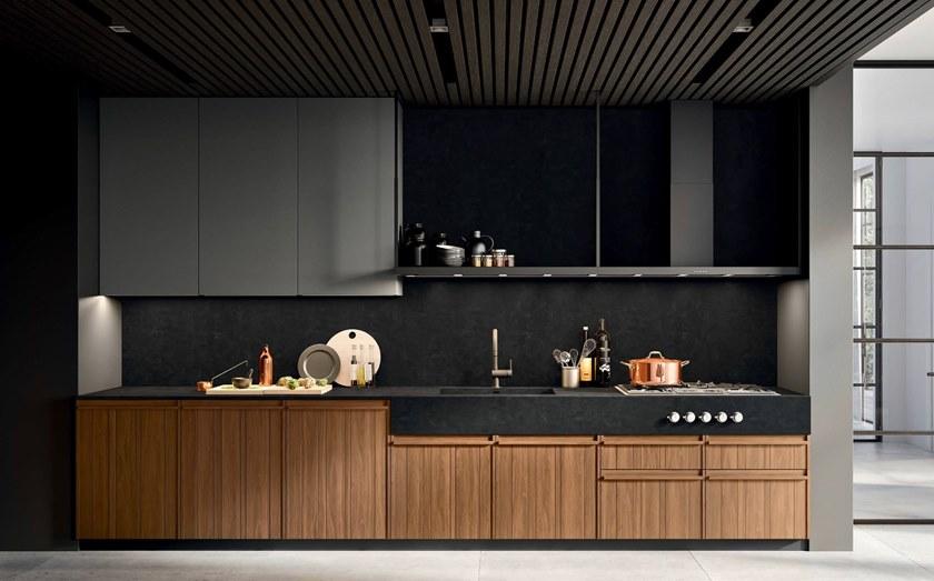 Composit Линейная деревянная кухня Pepper sun-id-1384503 - Вид №1