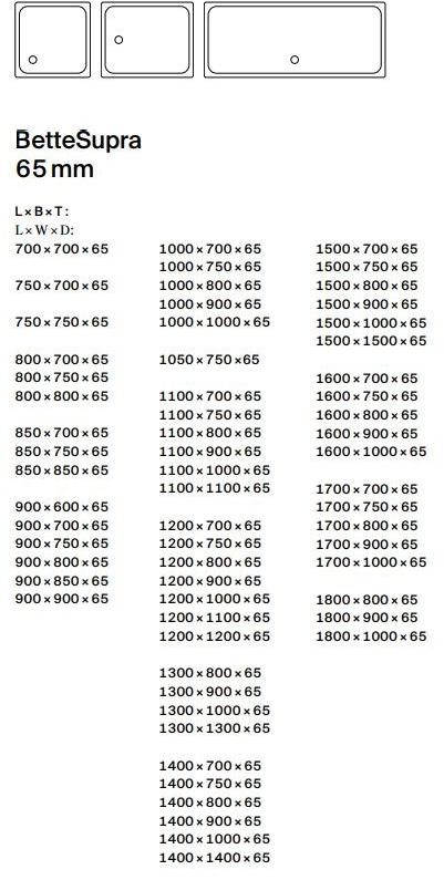 Bette Поддон квадратный из эмалированной стали sun-id-1427007 - Вид №4