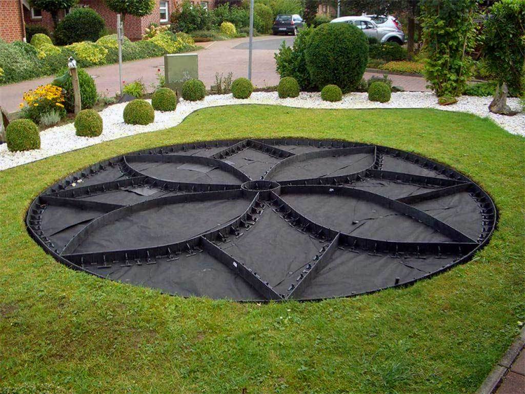 Пластиковый бордюр 78 мм, длина 1 м ГеоПластБорд GPBST-47 - Вид №14