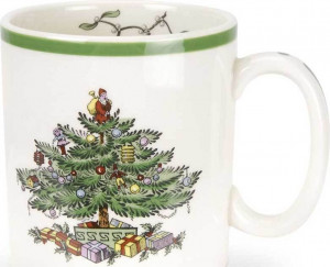 10548413 Spode Кружка 220мл "Рождественская ель" Фарфор, Керамика