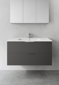 1390216 Шкаф Для Умывальника Форма Antracit 1000 Hafa  Антрацитовый