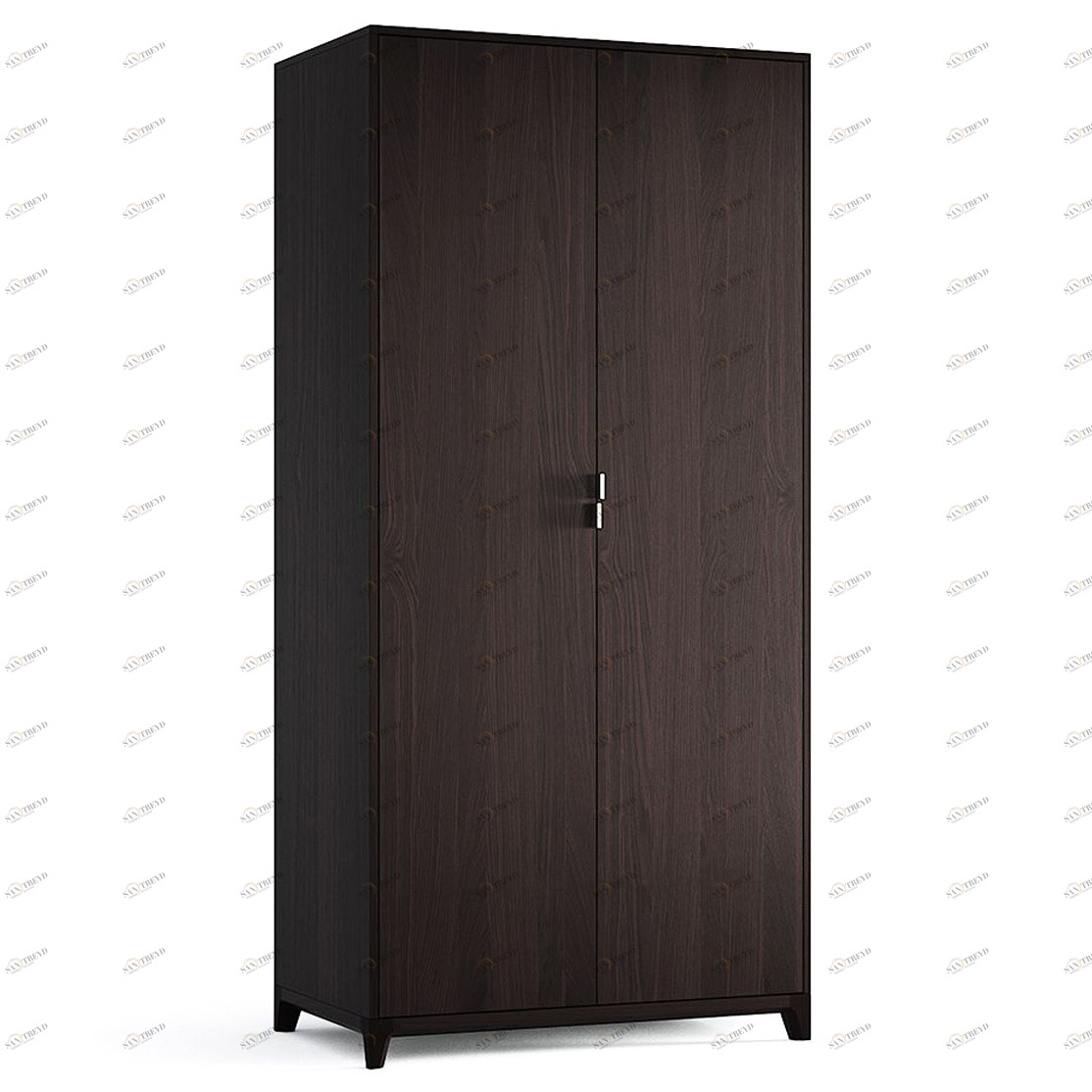 Шкаф распашной двухдверный венге Case №3 THE IDEA  210419 Венге;черный 