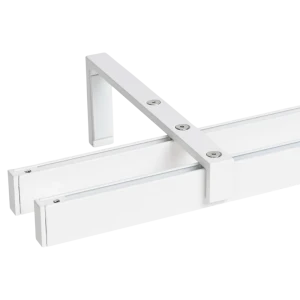 Двухрядный настенный карниз Orbis Кантри 240 см в белом цвете 89430881