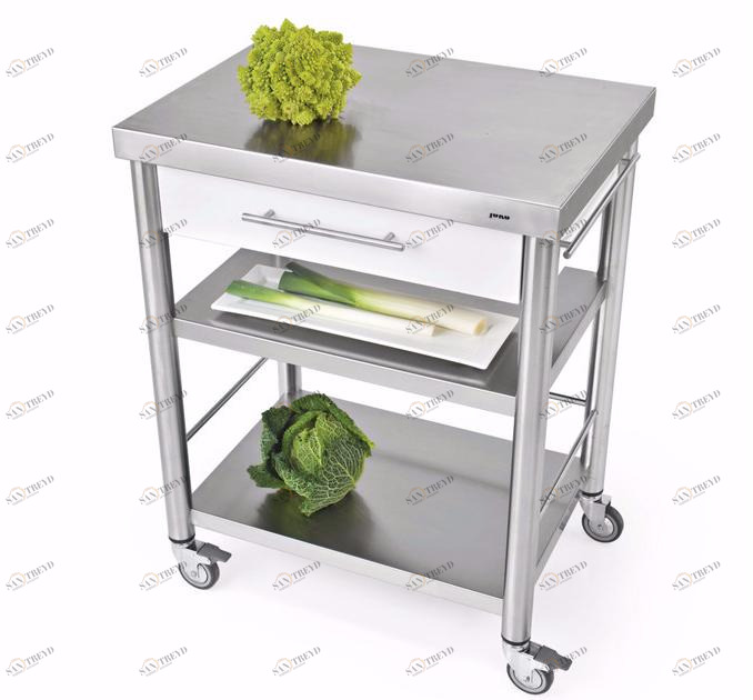 JOKODOMUS Отдельностоящий кухонный модуль из нержавеющей стали и кориана Auxilium sun-id-1395234