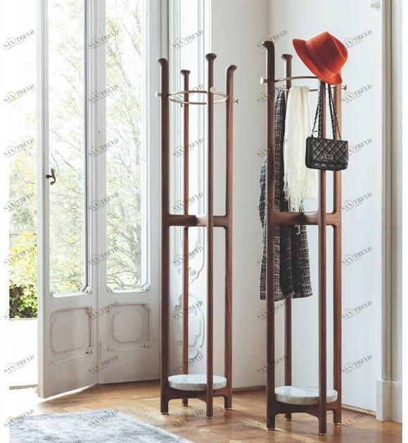 Porada Вешалка из орехового дерева с подставкой для зонтов Nineteen sun-id-1443535