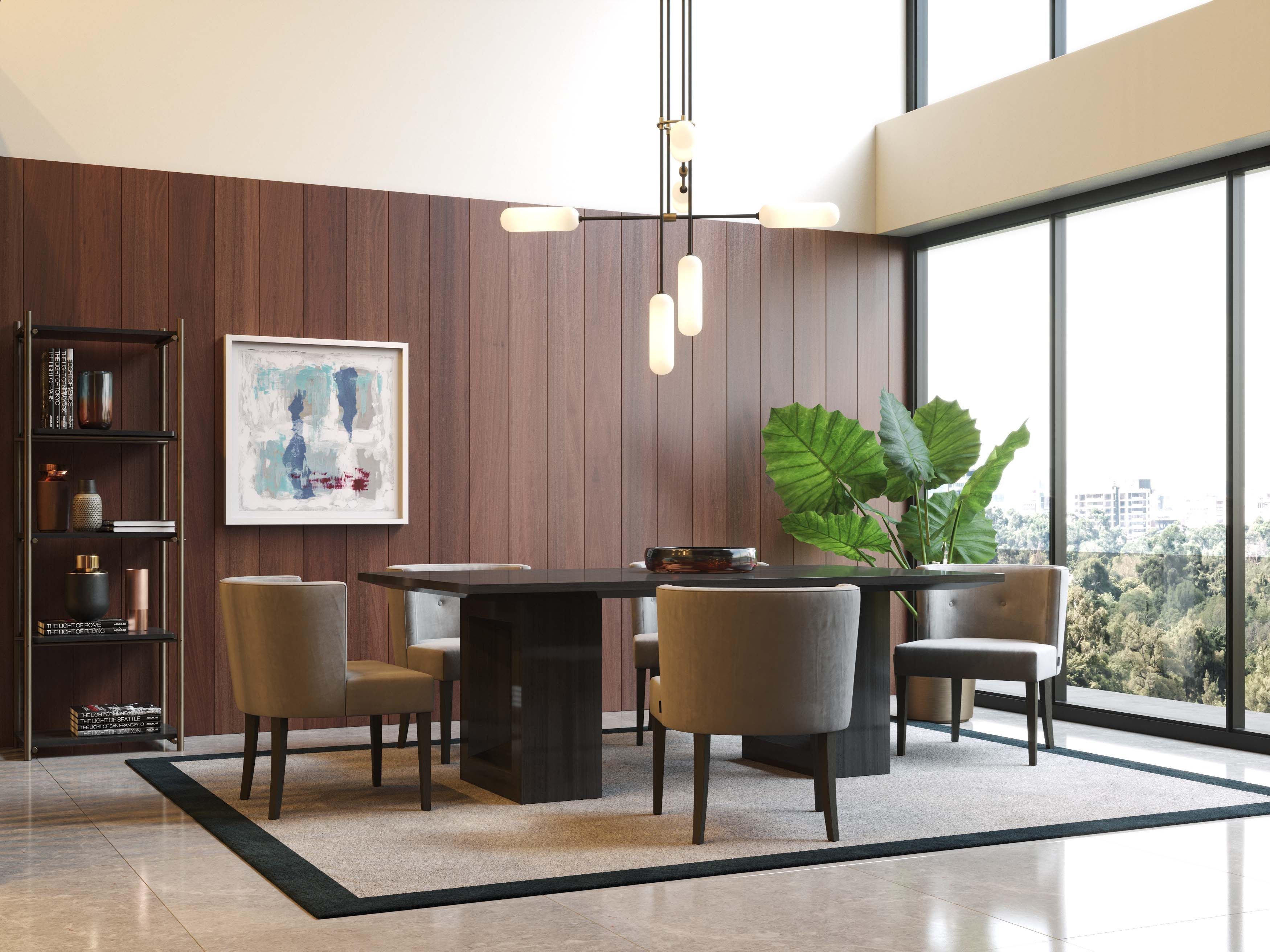 Книжный шкаф из нержавеющей стали и дерева Stylish Club His &amp ARCH-00145222 - Вид №4