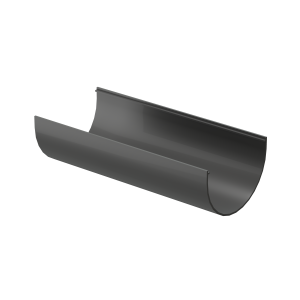 84802174 Желоб водосточный Dacha 120 мм 3 м цвет серый STLM-0055332 DÖCKE