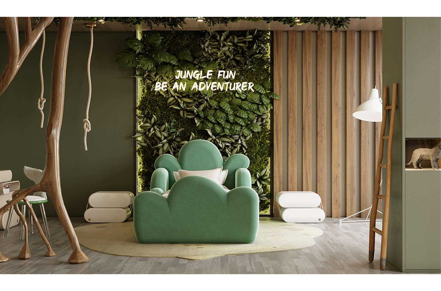 CIST457 Прикроватные тумбочки детские Маленькое Облако Circu  - Вид №21