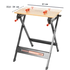 Верстак складной Black&Decker WM301, нагрузка 160 кг