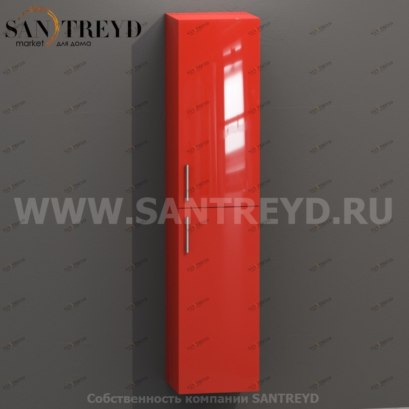 MDC150 Высокий шкаф с двумя створками 160 см красный Globo 4ALL Италия Ceramica Globo