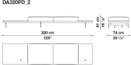B&B Italia 3-х местный тканевый диван Dock sun-id-1376507 - Вид №157