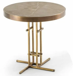 Frigerio Salotti Круглый журнальный столик из керамогранита Nelson