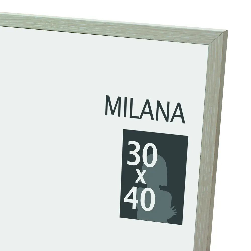 Рамка Milana 31.5X41.5 см МДФ цвет беленый дуб 86107692 STLM-2139066 Santreyd  - Вид №1