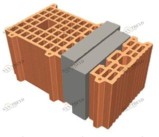 T2D Предварительно собранный антисейсмический несущий блок Tris® portante - masserano (bi) M700