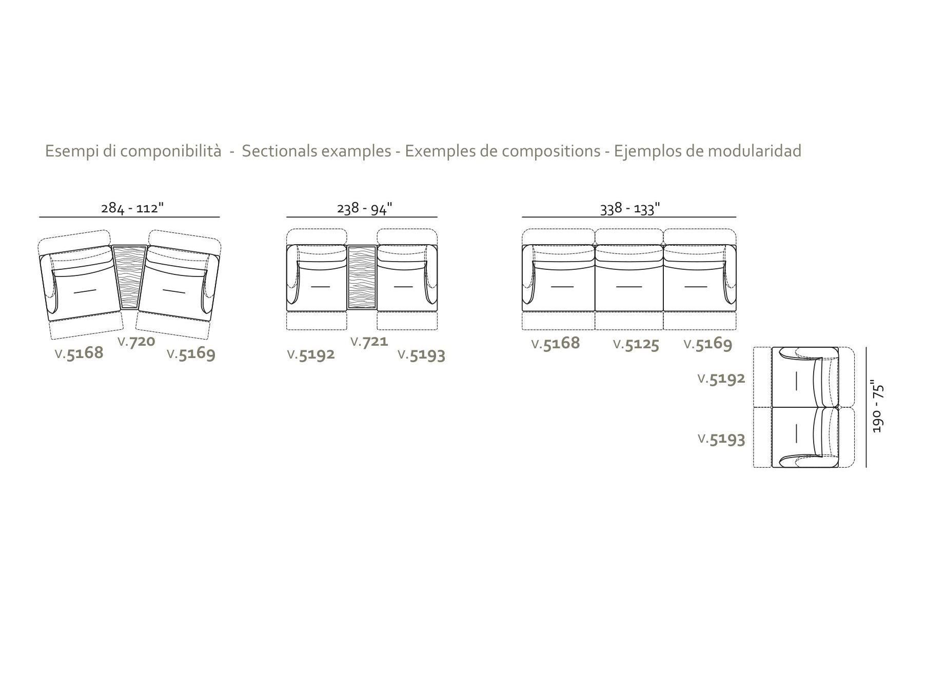 2-местный кожаный диван Max Divani SPECIALE ARCH-00031432 - Вид №5