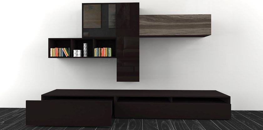 Natuzzi Модульная лакированная стенка для хранения sun-id-1395891 - Вид №2