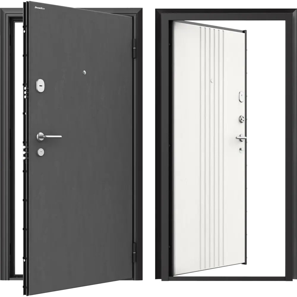 Дверь входная металлическая Премиум New 88x205 см правая белый 88483556 STLM-2132430 DOORHAN  - Вид №1