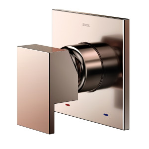 00925930 Однорычажная отделка для душа с высоким расходом 3/4 дюйма / минимальная матовая графитовая отделка Docol NEW EDGE