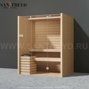 Effegibi SKY 40 SA55200015 Сауна. Мощность: 4 кВт макс. Размеры: длина 170 см, ширина 130 см. Отделка: канадский хемлок.