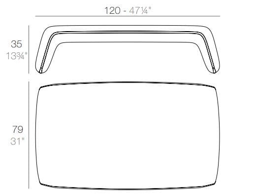 Журнальный столик Vondom ARCH-00031504 - Вид №6