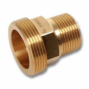 14376G341 SANHA 4376G резьб.соед. с плоск.упл., переход на НР, бронза 3/4x1 мм