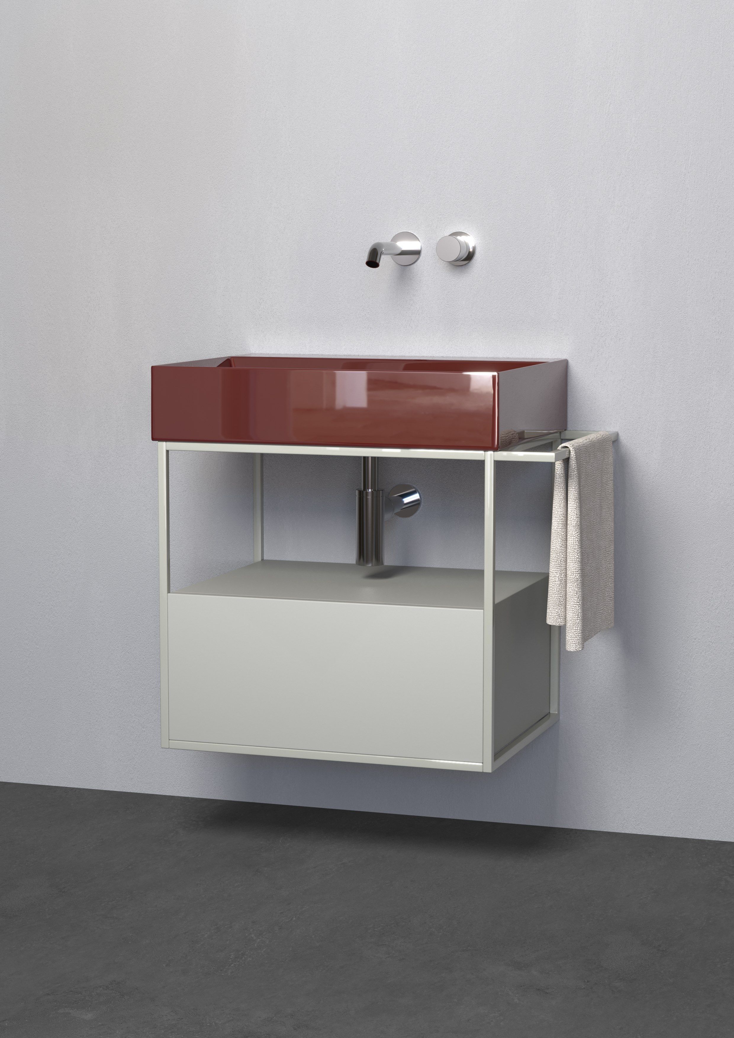 Подвесной умывальник с ящиками Azzurra Ceramica Elegance Croma ARCH-00091978 - Вид №3