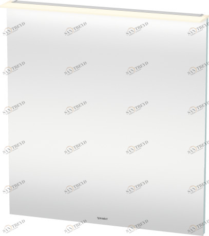 XL749400909 Зеркало с подсветкой X-Large #XL7494 800 x 36/105 мм Светло-голубой матовый декор Duravit