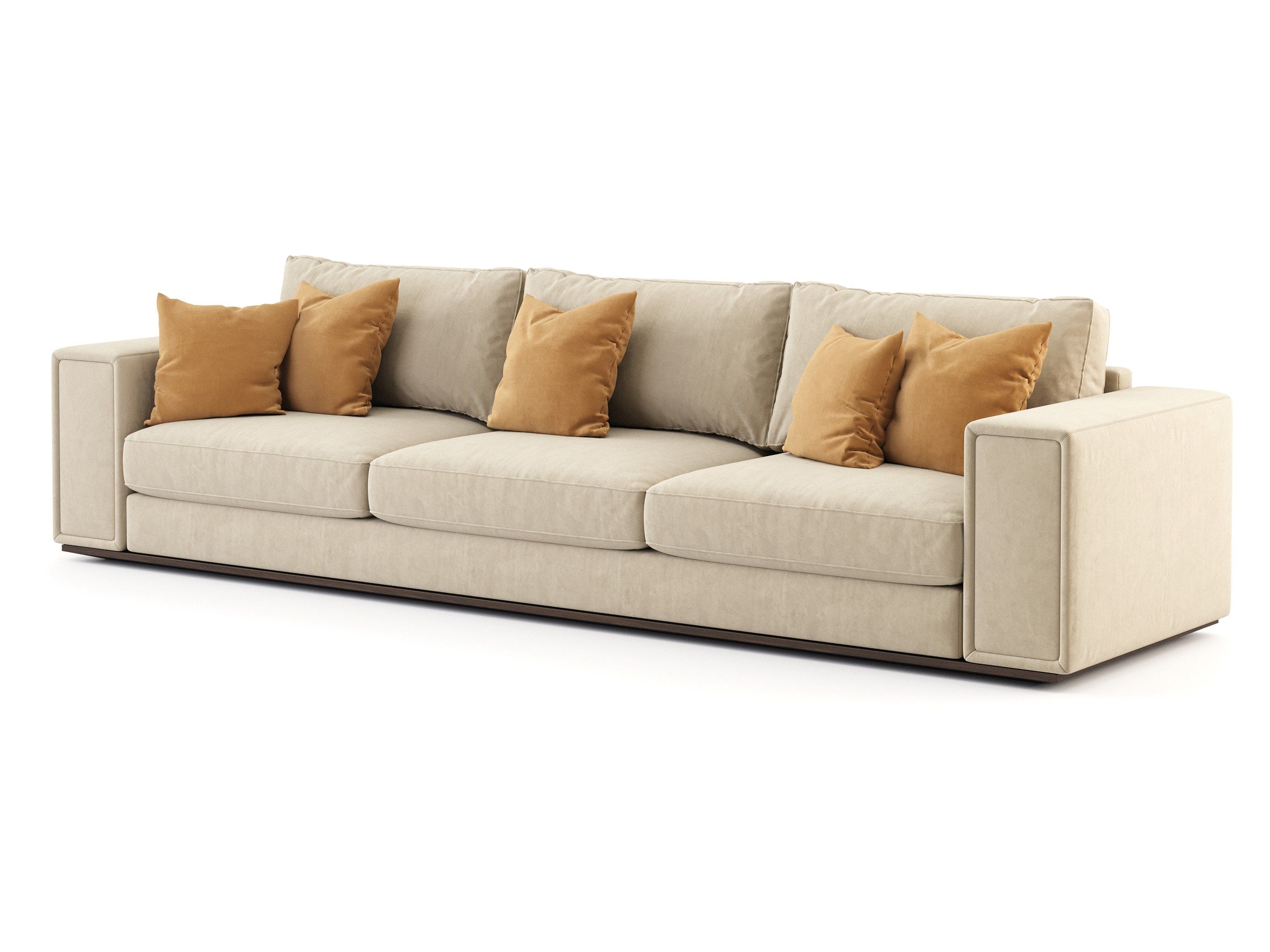 3-местный бархатный диван Stylish Club Sublime ARCH-00139992 - Вид №1