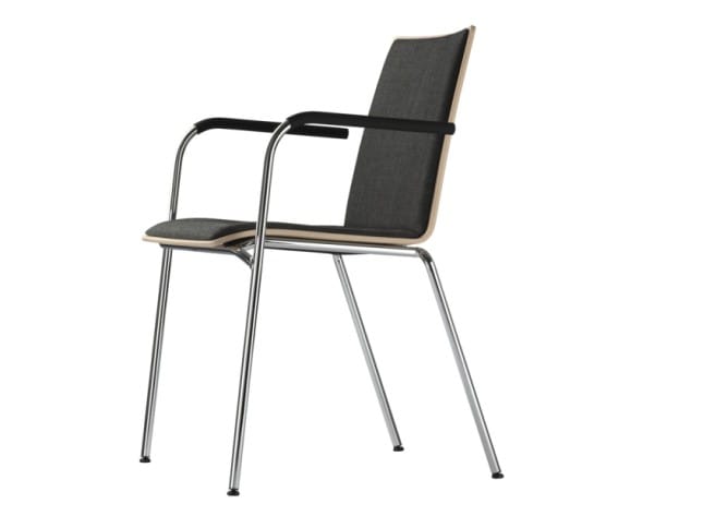 Мягкий штабелируемый стул с подлокотниками THONET S 160 ARCH-00029440 - Вид №1