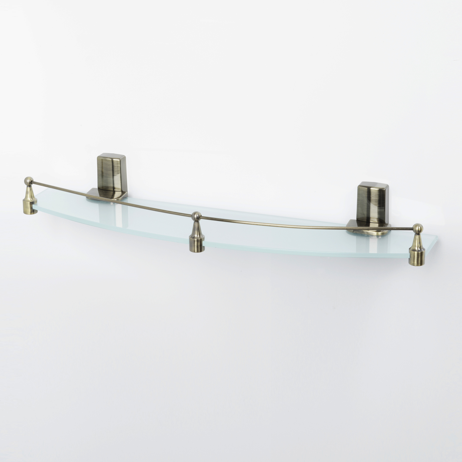 K-5244 Exter (ранее К-5224) Полка стеклянная с бортиком WasserKRAFT Exter K-5200  - Вид №1