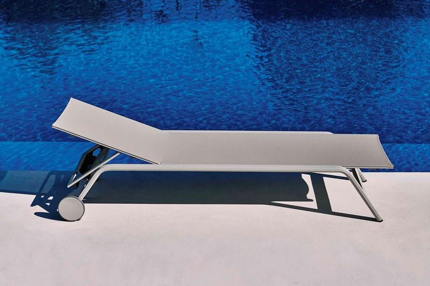 GANDIABLASCO Штабелируемый садовый кушетка из батилина® на колесиках Stack sun-id-1454890 - Вид №1