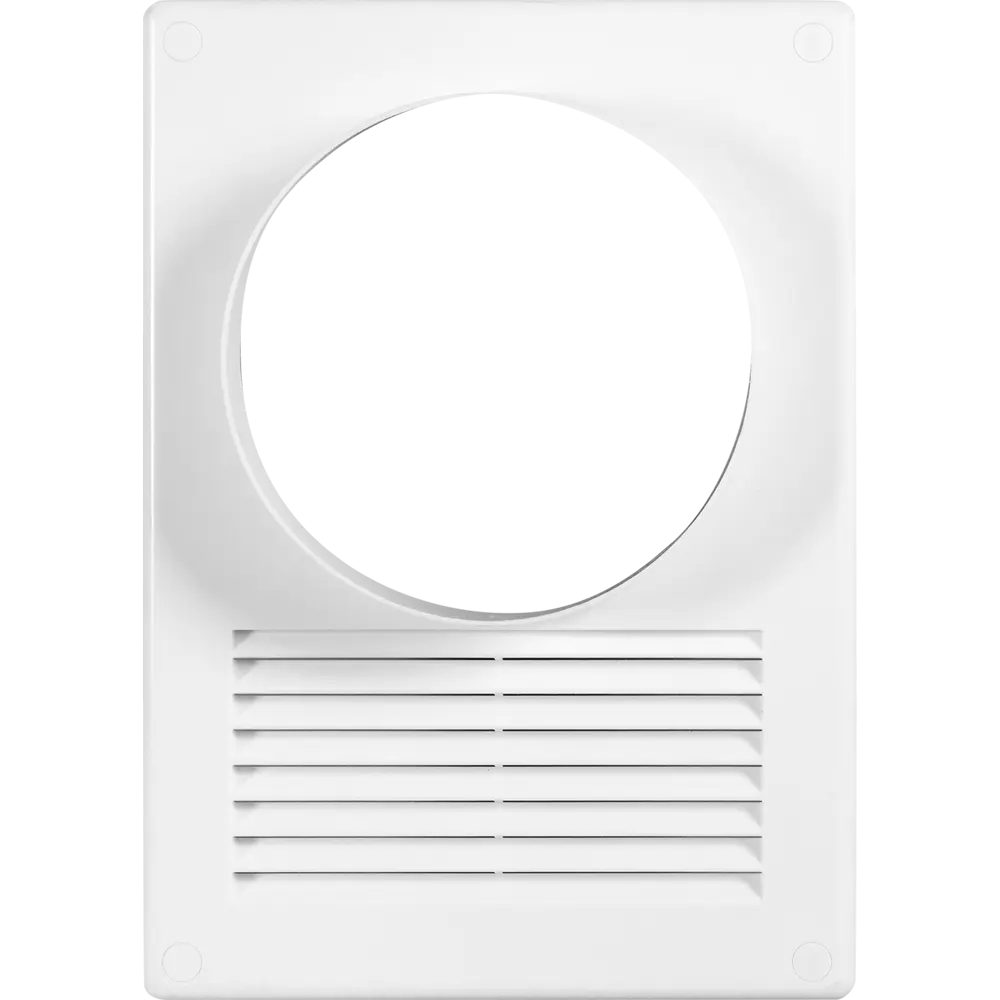 Решетка вентиляционная с фланцем Awenta T-80, 165х235 мм, цвет белый STLM-2061348 - Вид №1
