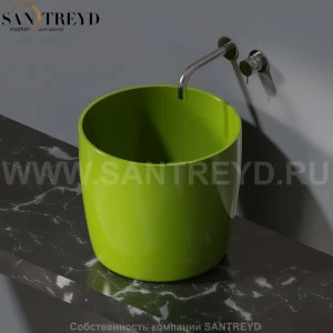 L106.121 Накладная раковина на столешницу  овальная A. e T. Italia PILLAR