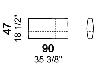 3-местный тканевый диван Arketipo BROWN SUGAR ARCH-00058205 - Вид №26