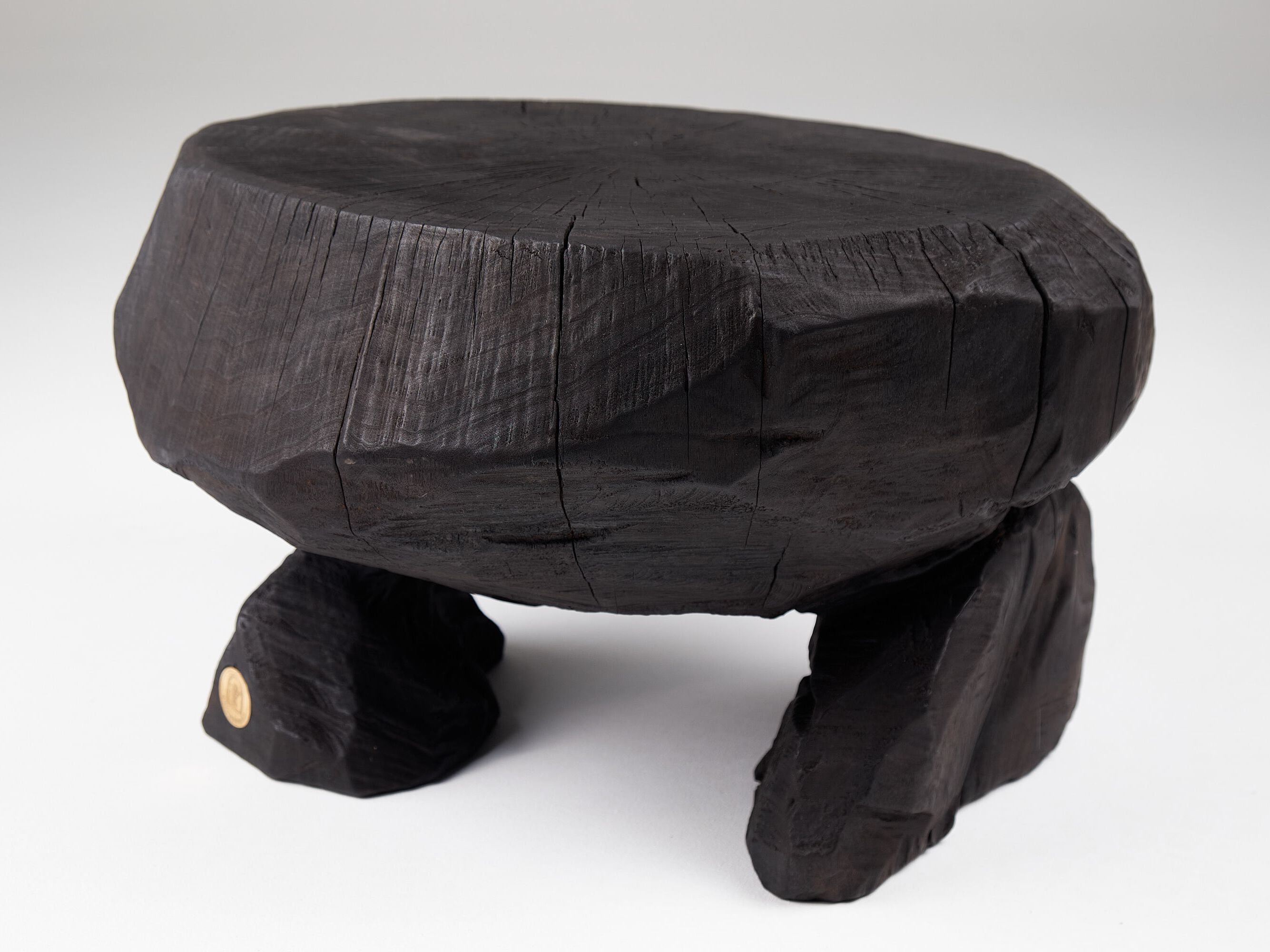 Круглый журнальный столик из дуба Logniture Jownik ARCH-00052720 - Вид №2