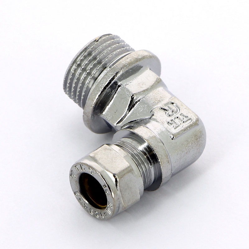 Угол обжим-Н хромированный TIEMME 10х1/2" 1130049 - Вид №2