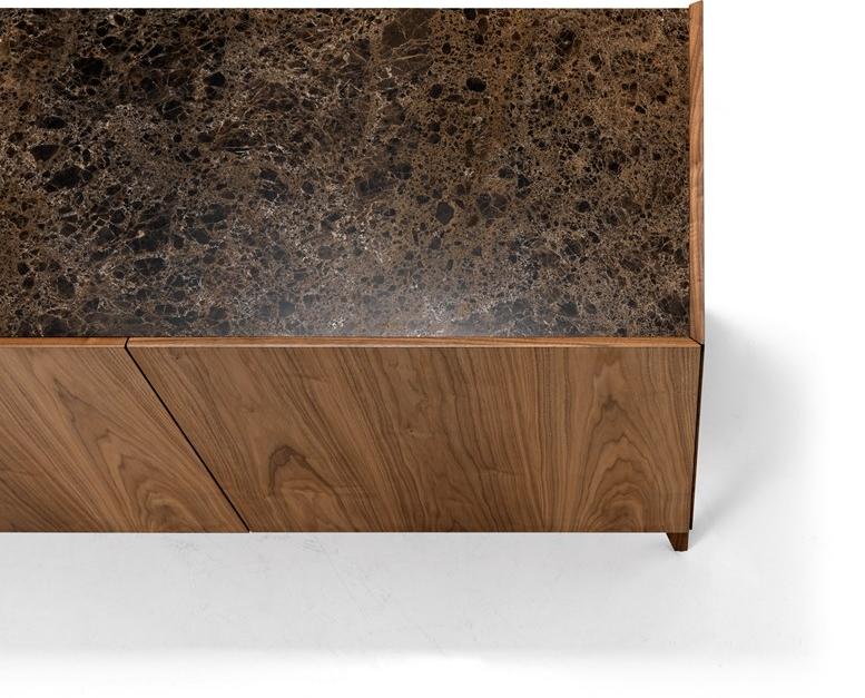 Arte Brotto Буфет из орехового дерева с распашными дверцами Leonardo L411n - Вид №9