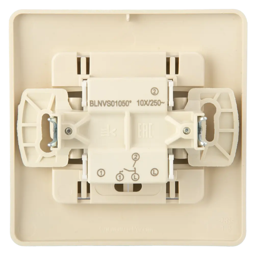 Выключатель встраиваемый Systeme Electric Blanca 2 клавиши цвет бежевый 84502355 STLM-2080206 - Вид №3