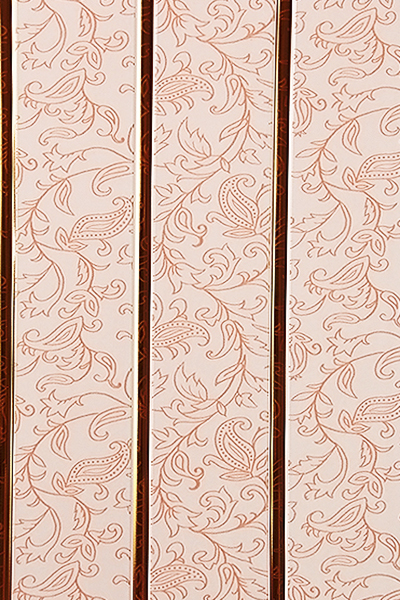 Панель ПВХ Вязь персиковая софитто "3" 240мм DEKOR PANEL DP166