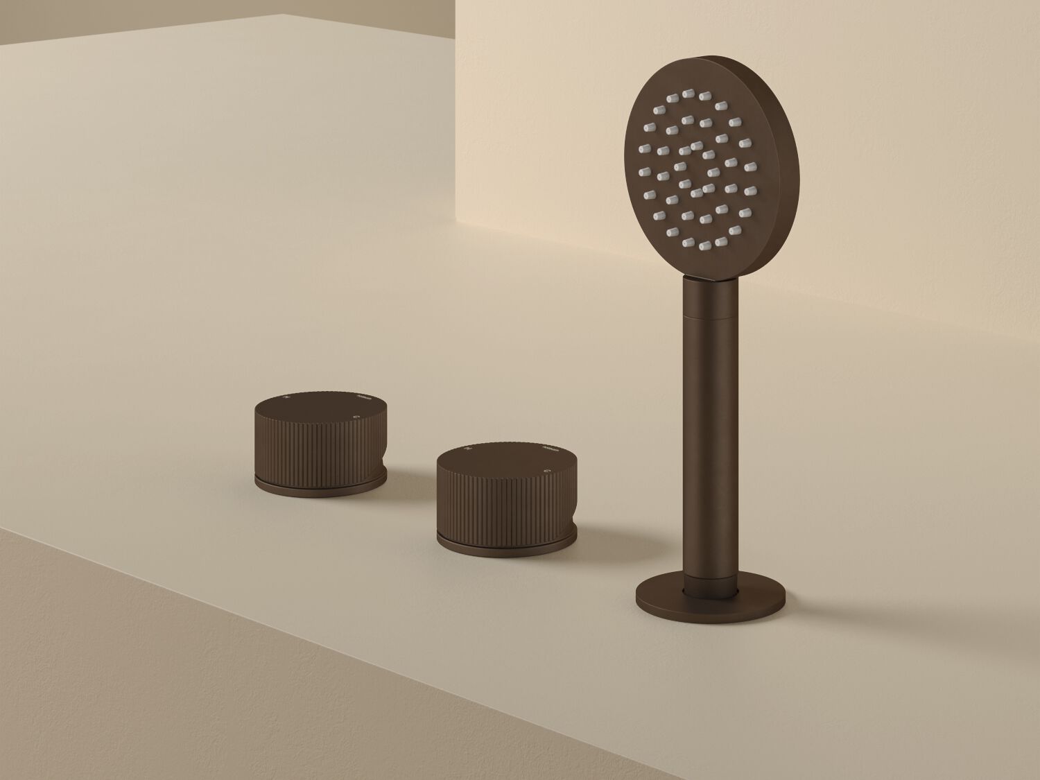 Набор для ванны с 3 отверстиями из латуни Hotbath Guy ARCH-00151660 - Вид №1