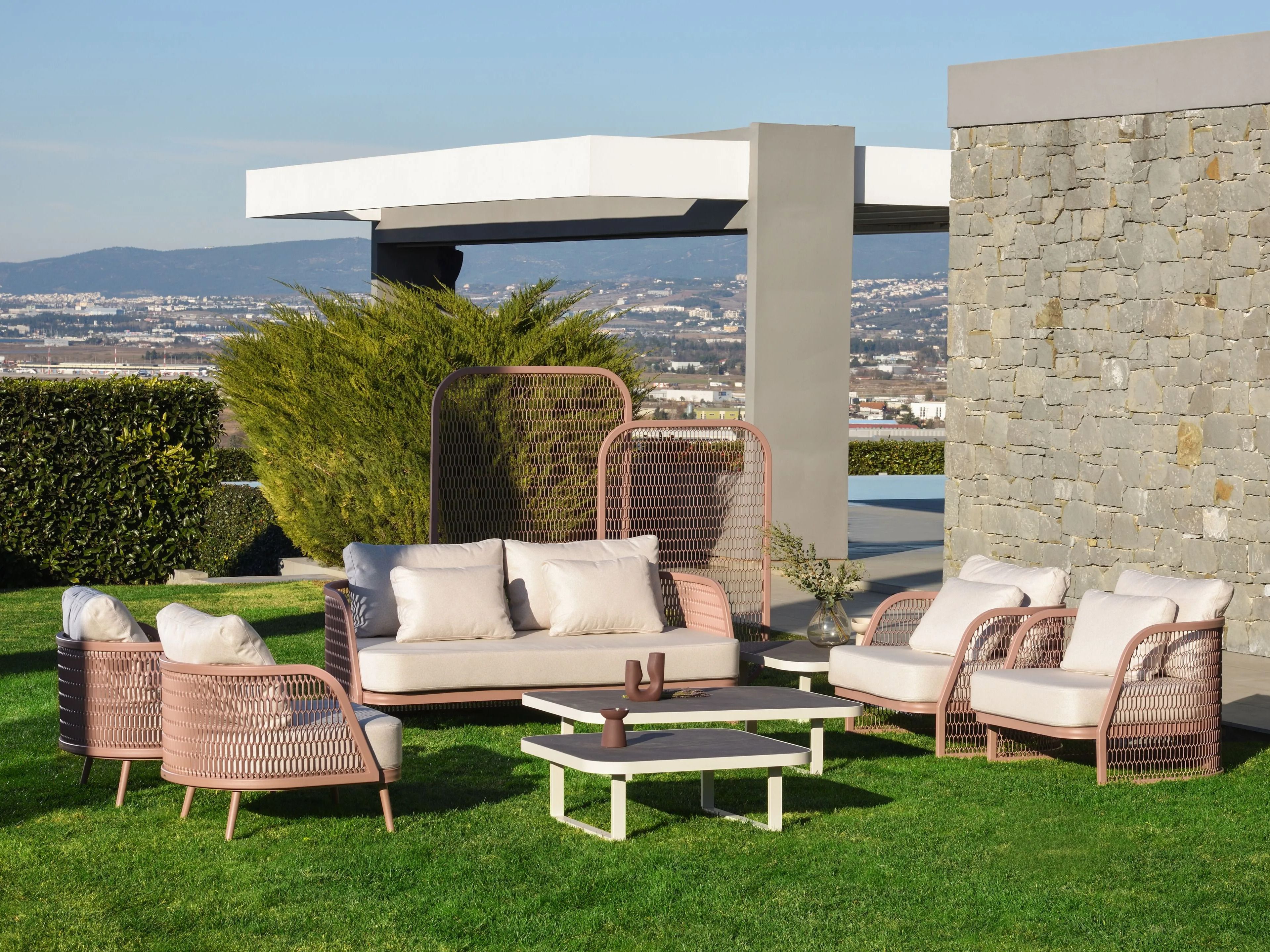 Алюминиевый стул с порошковым покрытием с подлокотниками 10Deka Ventura ARCH-00091651 - Вид №2